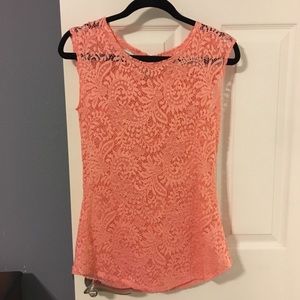 Pink Lace Top
